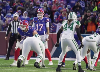 Josh Allen prepares to take the first snap of the game to keep his league leading, active QB consecutive start streak intact. JA17 owns the streak at 135 games, 122 regular-season and  13 playoff contests.