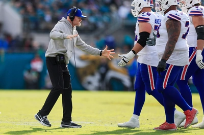 It's been 5 seconds since those hands clapped and Sean McDermott's palms are feeling itchy. One of those Linemen better lay some skin on him quickly.