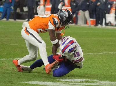 Let's see here, Brandin Cooks has two hands on the ball and is tucking in to his chest. He already had two feet down, his knee is down, and he's being contacted by a defender. So what's the call...........interception of course, any idiot can see that.