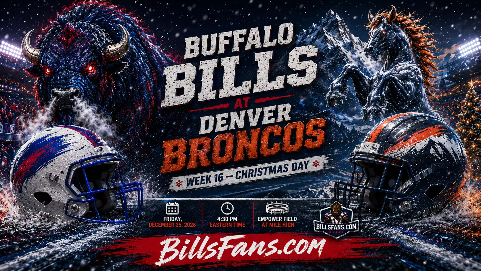 Buffalo Bills at Denver Broncos — 2026 Christmas Day Game