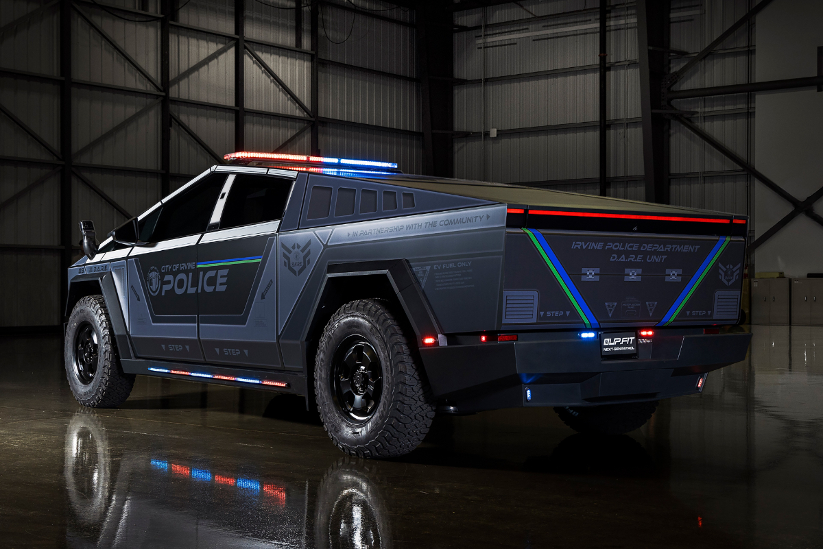 Irvine Police Department Debuts 153k Tesla Cybertruck For Dare Program