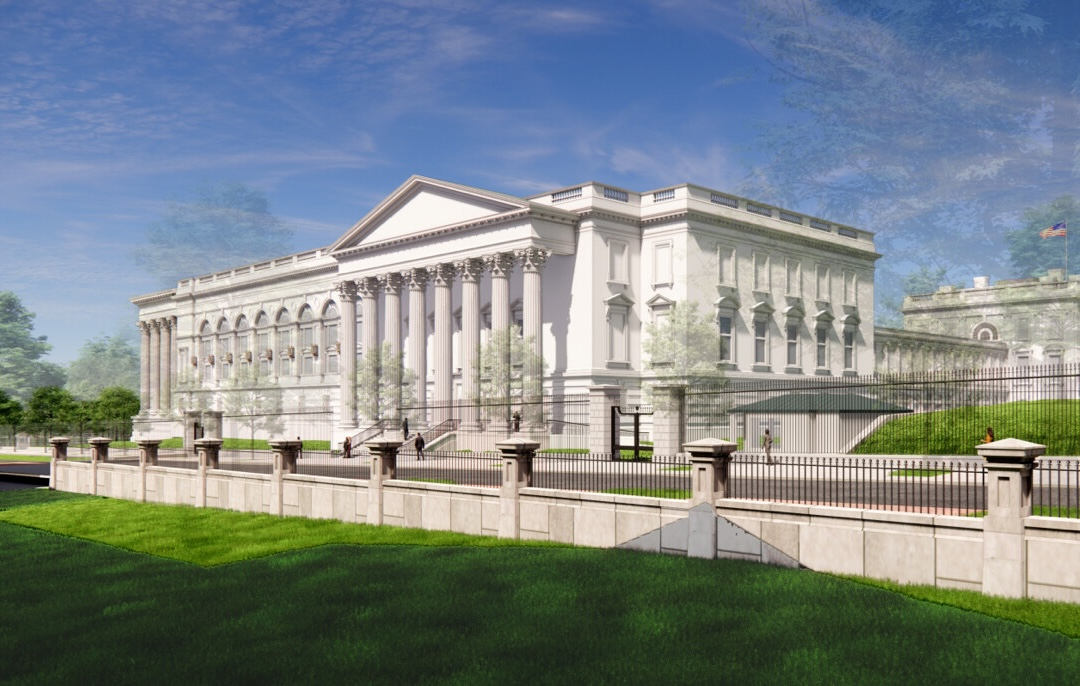 Donald Trump previews 'greatest' White House ballroom with first public ...
