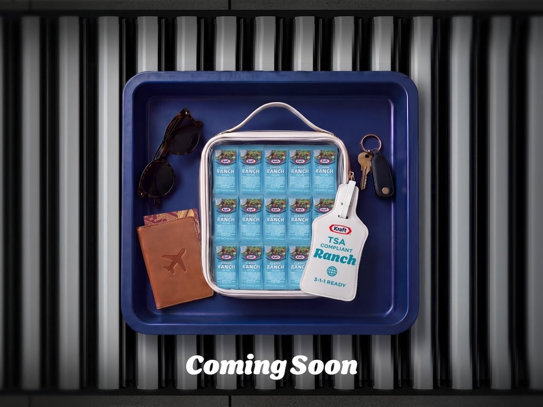 Kraft gives ranch eaters clearance for takeoff with TSA-compliant kit