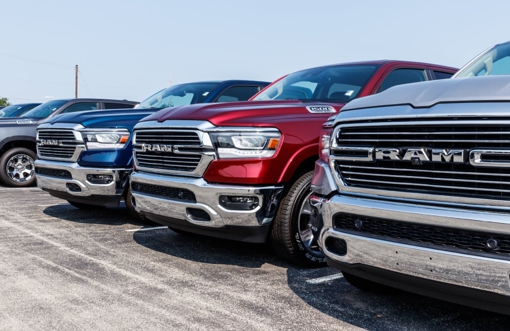 Ram's AI-generated patriotic shirt design accidentally puts a Toyota Tacoma in the spotlight alongside the wrong US flag