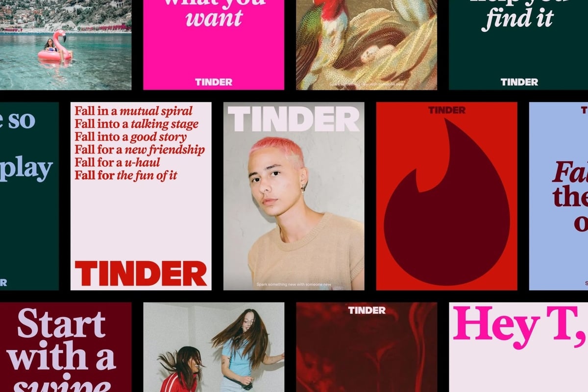 Tinder turns up the heat with its first major rebrand in nearly a decade