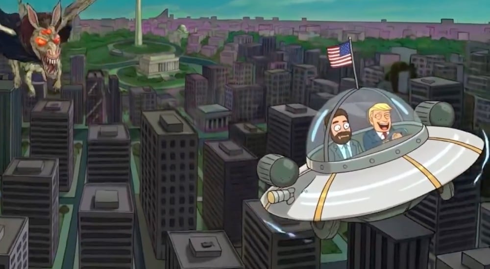 Donald Trump and JD Vance blast into 'Rick and Morty'-style multiverse in bizarre White House video