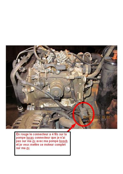 identifier un moteur de zx 1,9D - ZX - PLANÈTE-CITROËN
