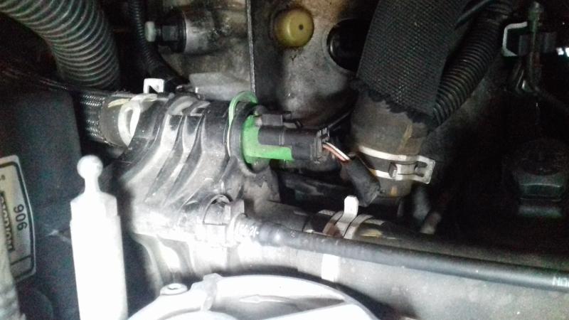 Vidange du liquide de refroidissement 1.6 HDI 110 - C5 I phase 1 et phase 2  (2001-2008) - PLANTE-CITRON