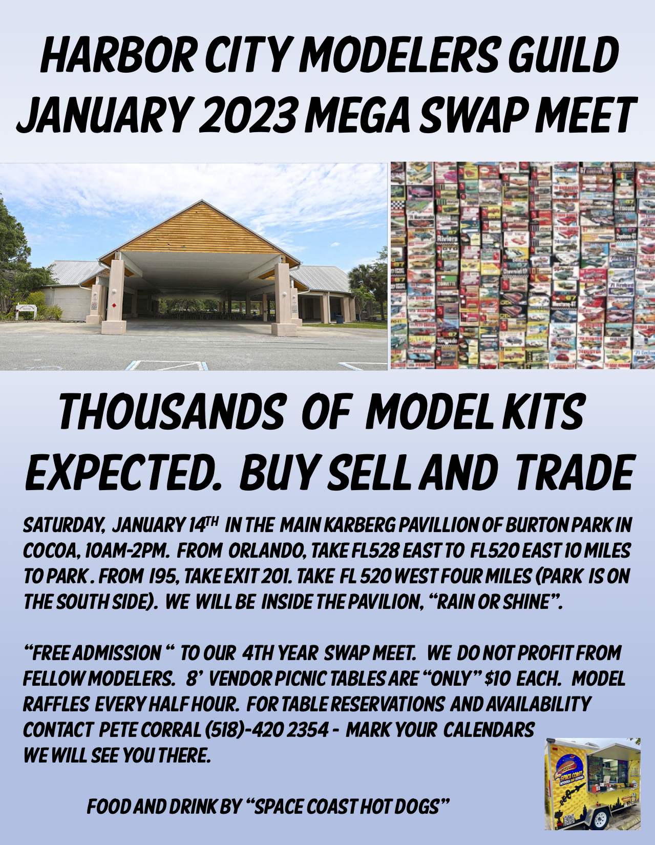 Harbor City Modelers Guild Mega Swap Meet, Melbourne Florida