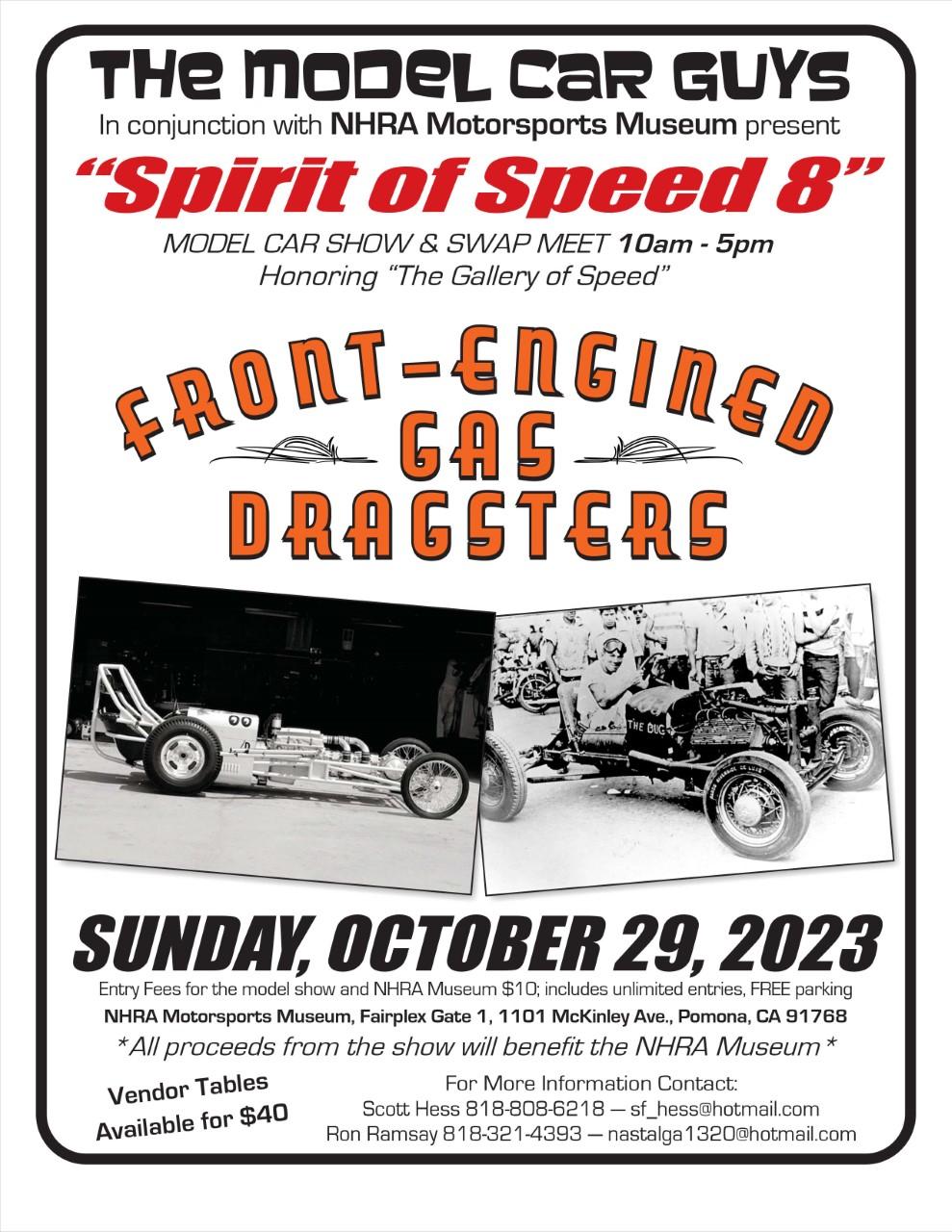 Spirit of Speed 8 at NHRA Motorsports Museum, Pomona, CA