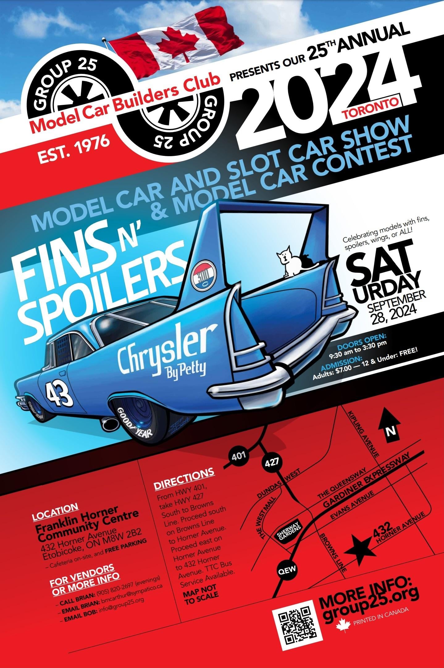 2024 TORONTO MODEL CAR CONTEST& HOBBY FLEA MARKET