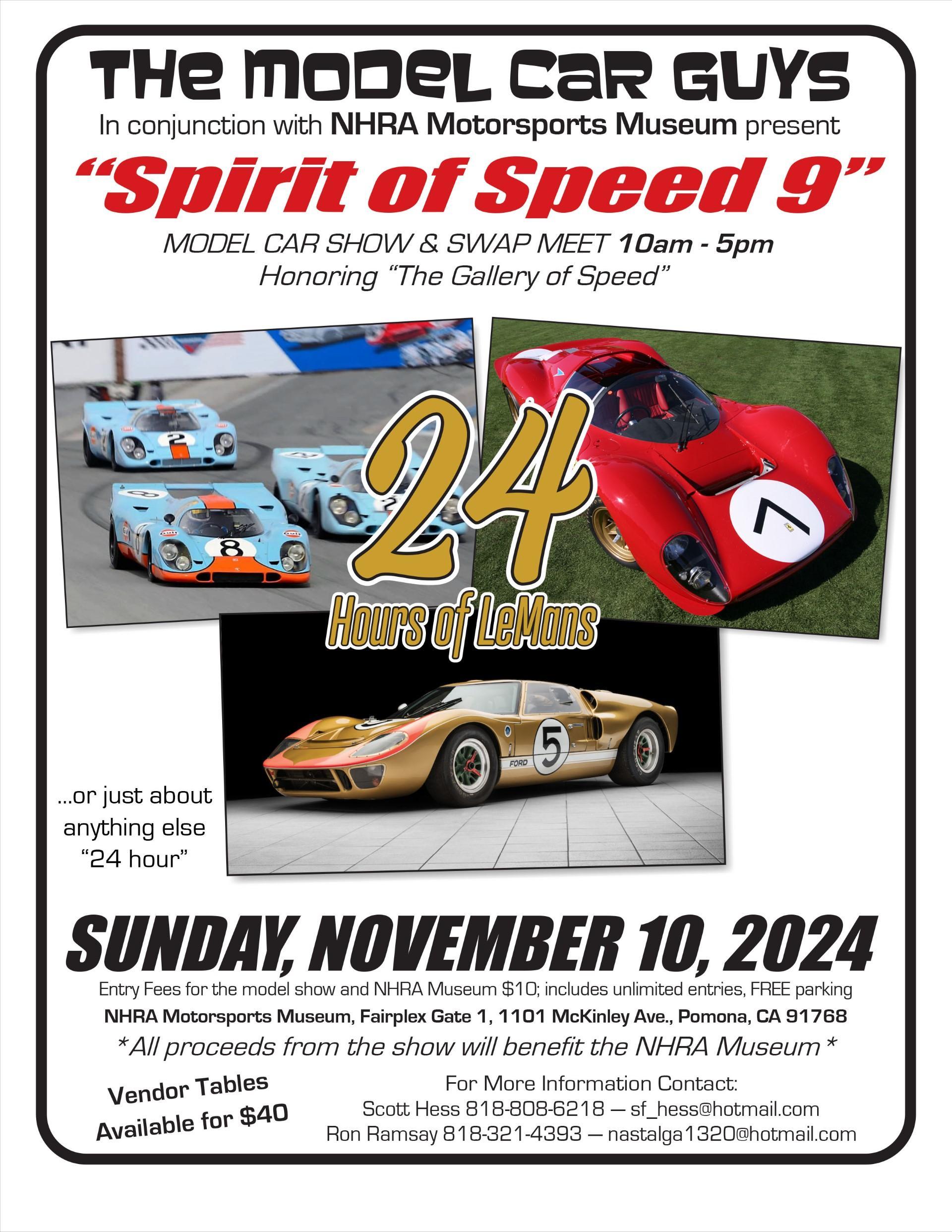 Spirit of Speed 9 - NHRA Motorsports Museum, Pomona, CA