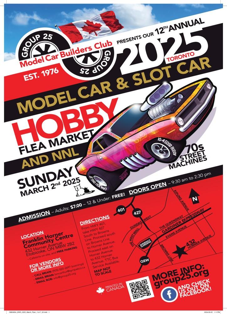 Toronto Model Car & Slot Car Flea Market and NNL Show