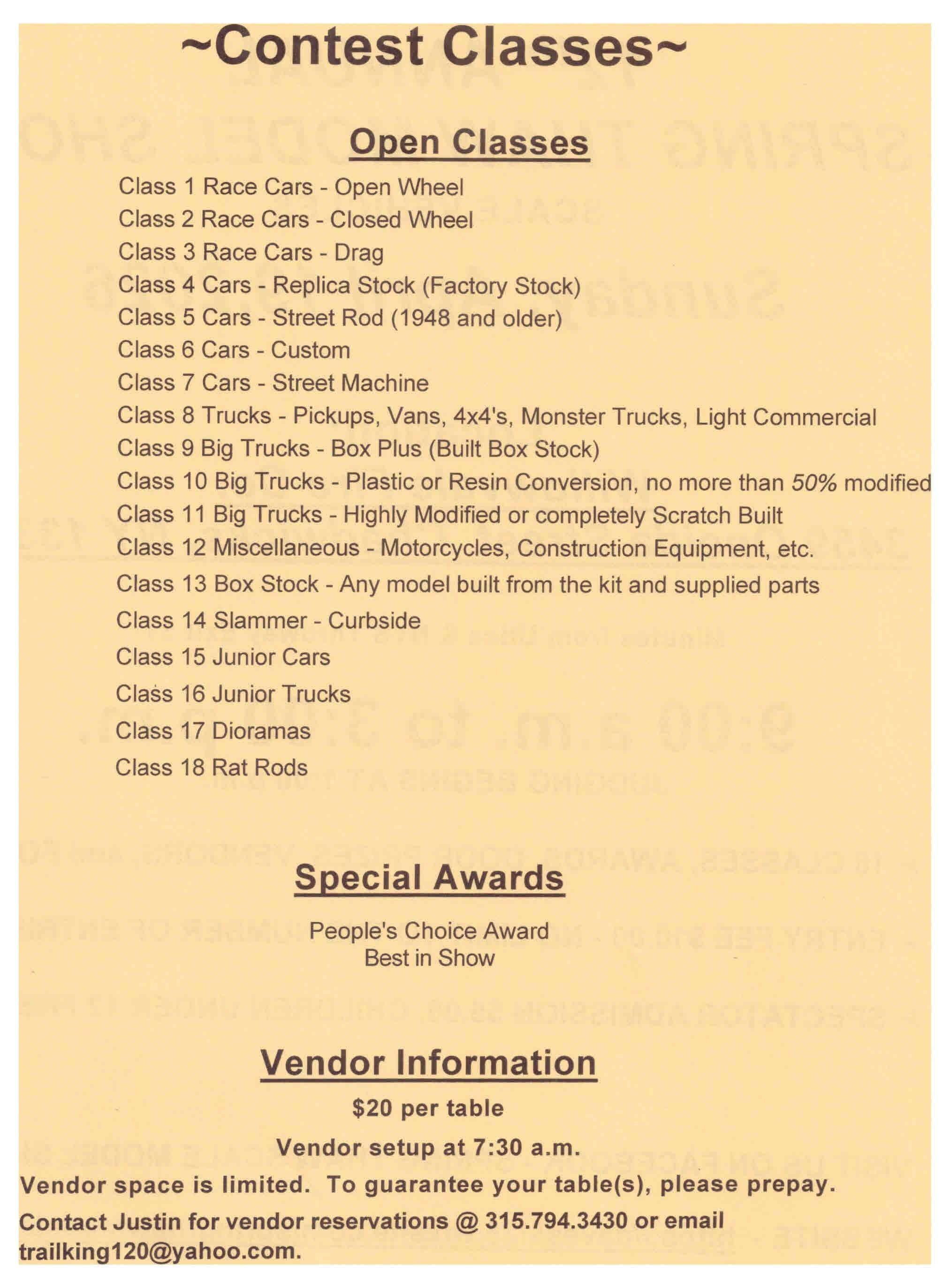 Spring Thaw Model Show