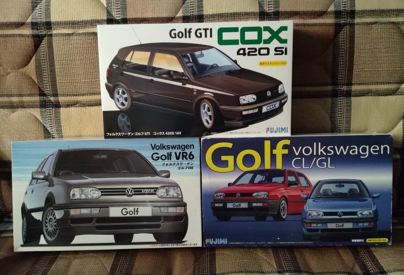 Fujimi Volkswagen Golf III Triple build - WIP: Model Cars - Model