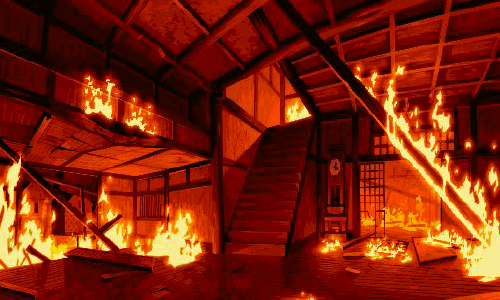 Burning House Inside - Other Stages - AK1 MUGEN Community