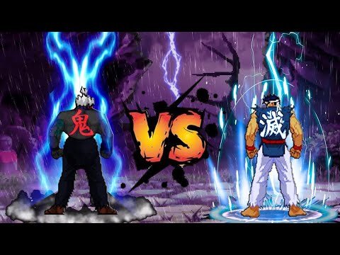 SHIN AKUMA VS EVIL RYU! ARINO GAMES BEST FIGHT! #mugen # ...